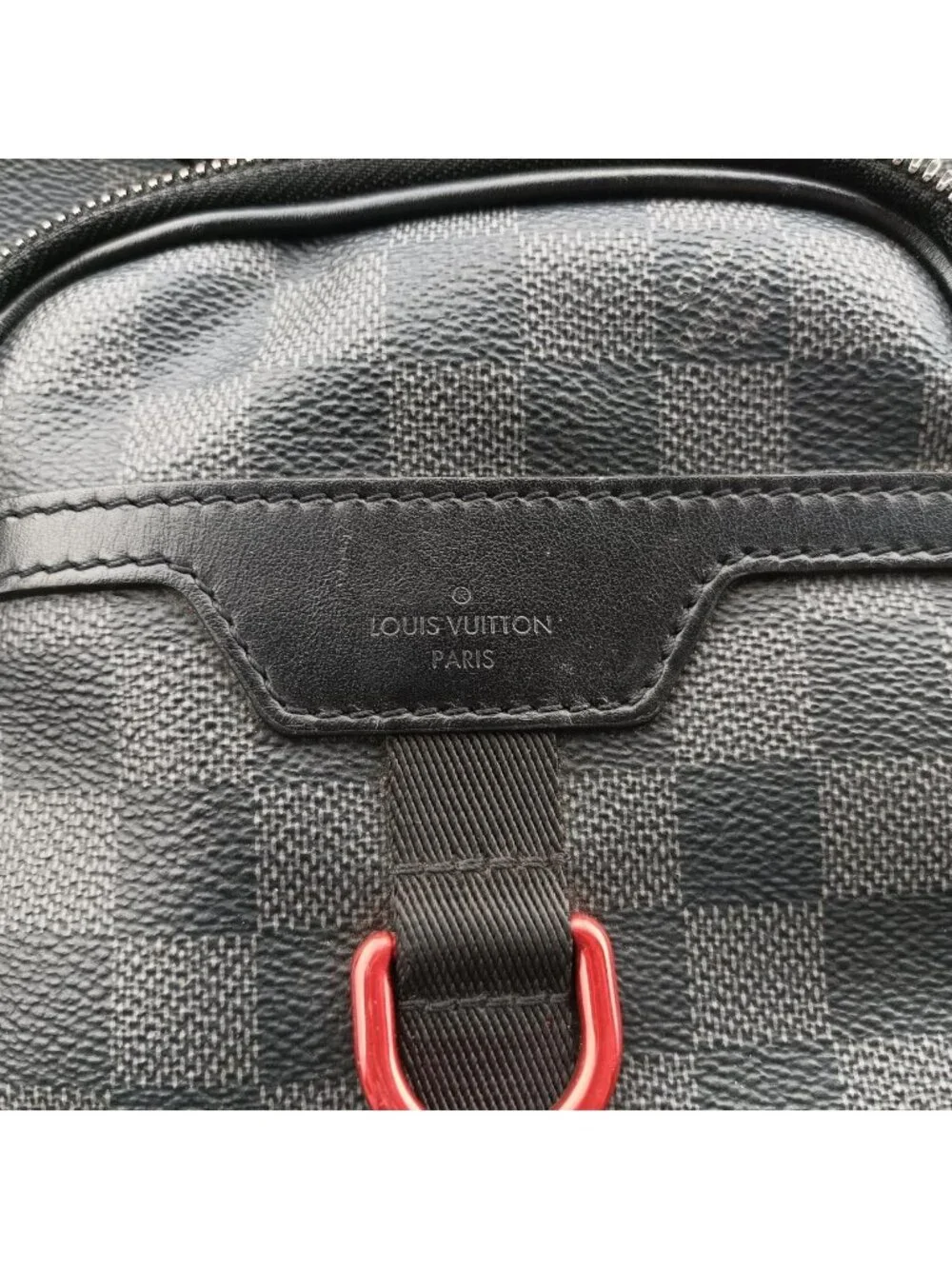 Louis Vuitton Utility Business Black Damier Graphite Tote